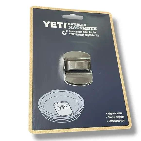 Genuine Yeti Magslider Magnetic Slide Piece for Rambler Tumbler Lid Black OE - Picture 3 of 11